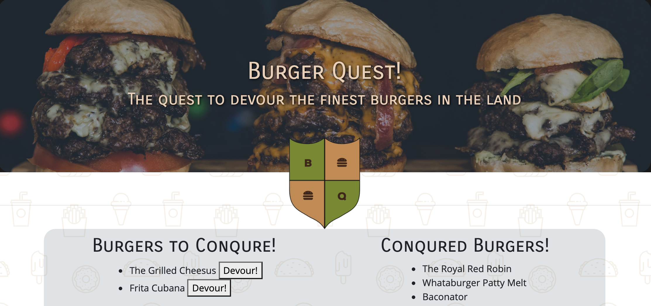 burger quest