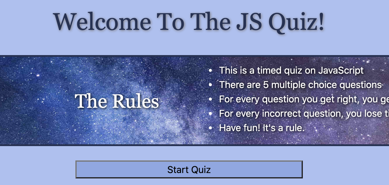 jsquiz page